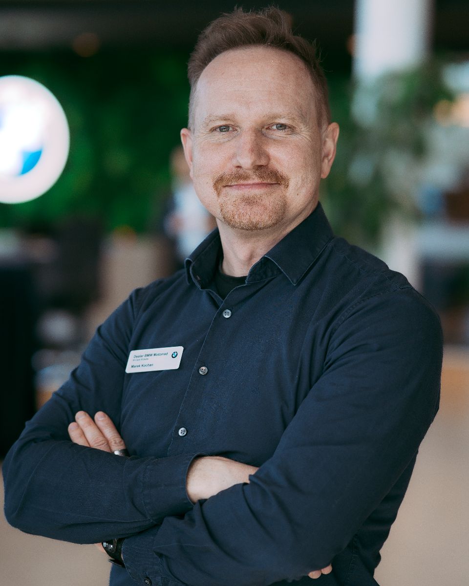 Marek Kochan Kierownik działu BMW Motorrad