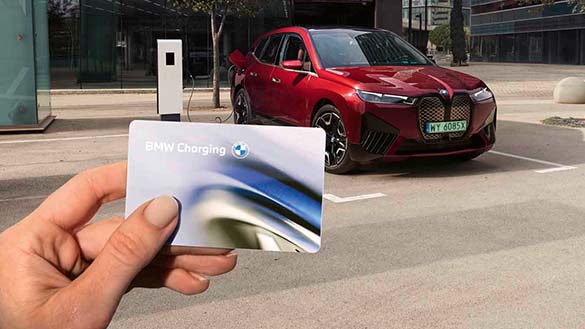 Karta BMW charging i BMW iX